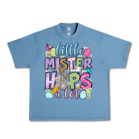 Pebble Blue Easter Day Little mister hops a lot Urban Heavy Tee - OliviaCreatesArt