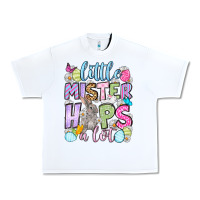 White Easter Day Little mister hops a lot Urban Heavy Tee - OliviaCreatesArt