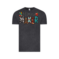 Vintage Black difference maker teacher Vintage Tee - OliviaCreatesArt