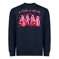 In October We Wear Pink Ghosts Heavyweight Sweatshirt | Teevron