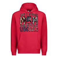 Cardinal just a regular mom trying not to raise liberals Premium Hoodie - CowhideDigitalArt