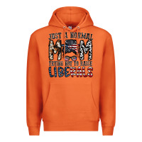 Carrot just a regular mom trying not to raise liberals Premium Hoodie - CowhideDigitalArt