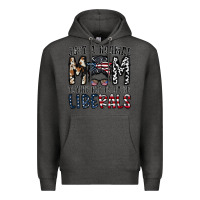 Charcoal Heather just a regular mom trying not to raise liberals Premium Hoodie - CowhideDigitalArt