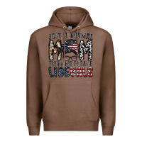 Chestnut just a regular mom trying not to raise liberals Premium Hoodie - CowhideDigitalArt