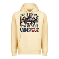 Pina Colada just a regular mom trying not to raise liberals Premium Hoodie - CowhideDigitalArt