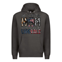 Smoke just a regular mom trying not to raise liberals Premium Hoodie - CowhideDigitalArt