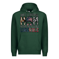 Sports Green just a regular mom trying not to raise liberals Premium Hoodie - CowhideDigitalArt