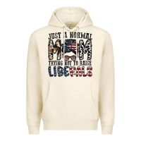 Tofu just a regular mom trying not to raise liberals Premium Hoodie - CowhideDigitalArt