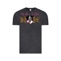 Vintage Black Border Collie Mom Vintage Tee - Jasminsmagicworld