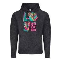 Vintage Black love with nail elements bbs Vintage Hoodie - BundleAndBundleShop