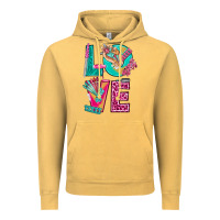 Vintage Mustard love with nail elements bbs Vintage Hoodie - BundleAndBundleShop