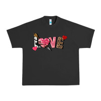 Pigment Black Love Valentine's Day Urban Heavy Tee - FaDigitalArtStudio