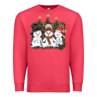Cardinal christmas snowman Premium Sweatshirt - AdoDesignShop