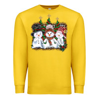 Lemon christmas snowman Premium Sweatshirt - AdoDesignShop
