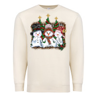Sandshell christmas snowman Premium Sweatshirt - AdoDesignShop