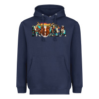 Navy longhorn mama Heavyweight Hoodie - AdoDesignShop