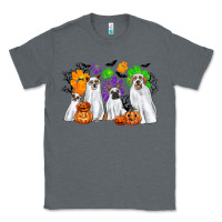 Charcoal Heather ghost dogs Classic Tee - CowGirlArtShop