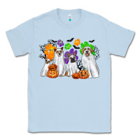 Dusty Blue ghost dogs Classic Tee - CowGirlArtShop