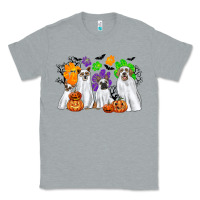 Heather Grey ghost dogs Classic Tee - CowGirlArtShop