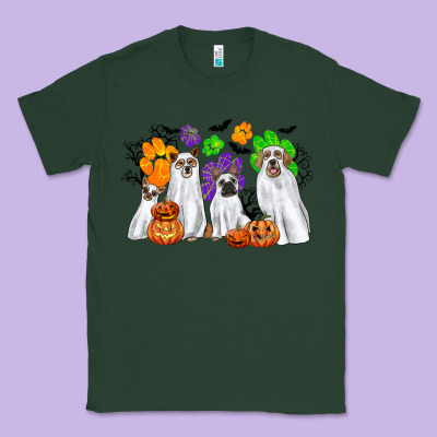 Ghost Dogs Classic Tee Designed By Cowgirlartshop
