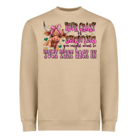 Mushroom your crazy is showing you might want to tuck that Heavyweight Sweatshirt - AdoDesignShop