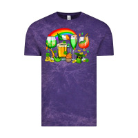 Cloud Purple wine glasses st. patricks Vintage Tee - OliviaCreatesArt