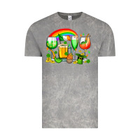 Cloud Rock wine glasses st. patricks Vintage Tee - OliviaCreatesArt