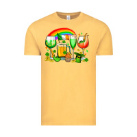Vintage Mustard wine glasses st. patricks Vintage Tee - OliviaCreatesArt