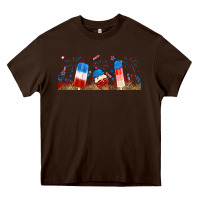 Chocolate Brown fourth of july popsicle Heavy Core Tee - RanaPortraitStore