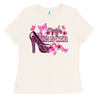 Bone Crush Cancer with high heels Cancer Awareness Ladies Tee - HowdyJamesFarm
