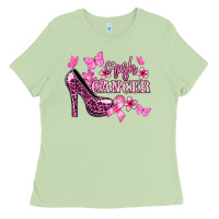 Matcha Crush Cancer with high heels Cancer Awareness Ladies Tee - HowdyJamesFarm