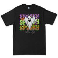 Black spooky spooky spooky vibes Premium Tee - CowGirlArtShop