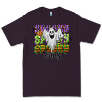 Plum spooky spooky spooky vibes Premium Tee - CowGirlArtShop