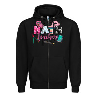 Black math teacher Zipper Hoodie - AdoDesignShop