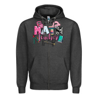 Charcoal Heather math teacher Zipper Hoodie - AdoDesignShop