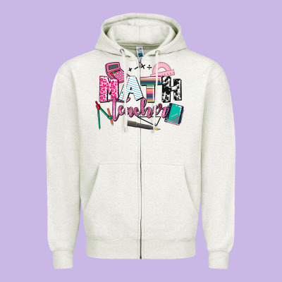 Math Teacher Zipper Hoodie Designed By Adodesignshop