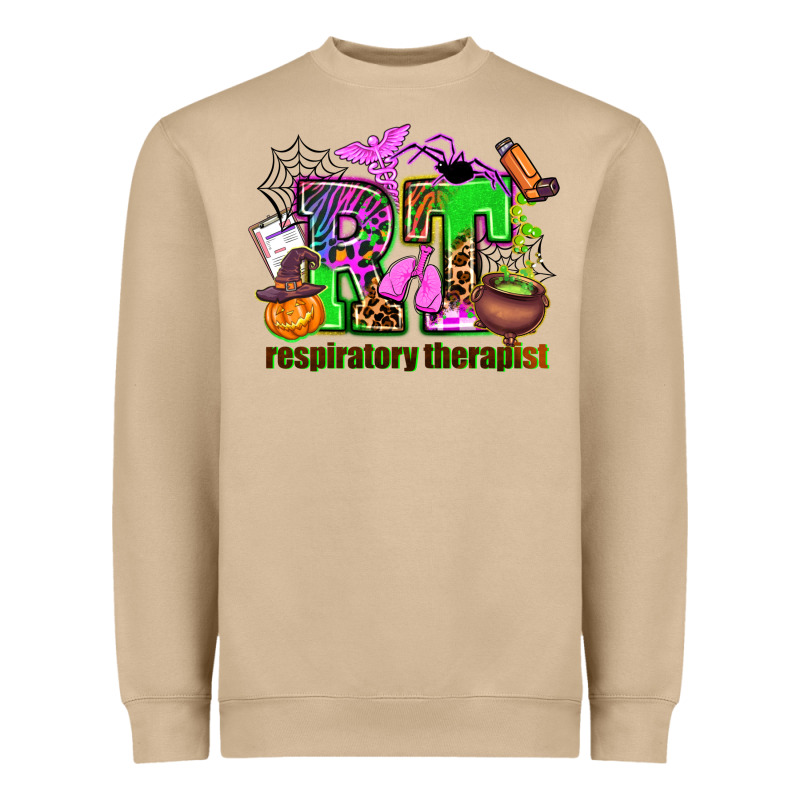 Rt Respiratory Therapist Heavyweight Sweatshirt by AdoDesignShop | Teevron