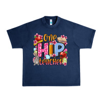 Navy Easter Day One hip Teacher Urban Heavy Tee - OliviaCreatesArt