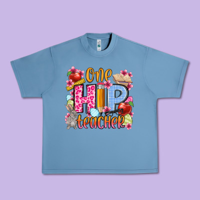 Easter Day One Hip Teacher Urban Heavy Tee Designed By Oliviacreatesart