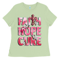 Matcha faith hope cure breast cancer Ladies Tee - CowGirlArtShop