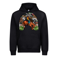 Black rodeo cowboy rainbow Urban Hoodie - JahusDesignShop