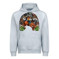 Heather Grey rodeo cowboy rainbow Urban Hoodie - JahusDesignShop