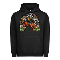 Pigment Black rodeo cowboy rainbow Urban Hoodie - JahusDesignShop