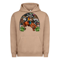 Pigment Burro rodeo cowboy rainbow Urban Hoodie - JahusDesignShop