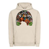 Pigment French Oak rodeo cowboy rainbow Urban Hoodie - JahusDesignShop