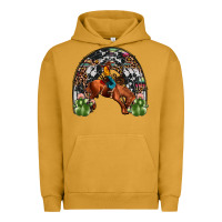 Pigment Peanut Butter rodeo cowboy rainbow Urban Hoodie - JahusDesignShop