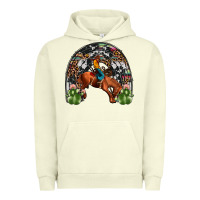 Pigment Pistachio rodeo cowboy rainbow Urban Hoodie - JahusDesignShop