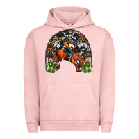 Pigment Salmon rodeo cowboy rainbow Urban Hoodie - JahusDesignShop