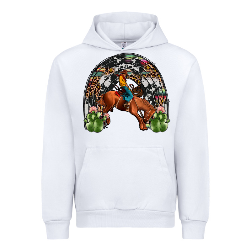 Rodeo Cowboy Rainbow Urban Hoodie by JahusDesignShop | Teevron