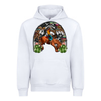 White rodeo cowboy rainbow Urban Hoodie - JahusDesignShop